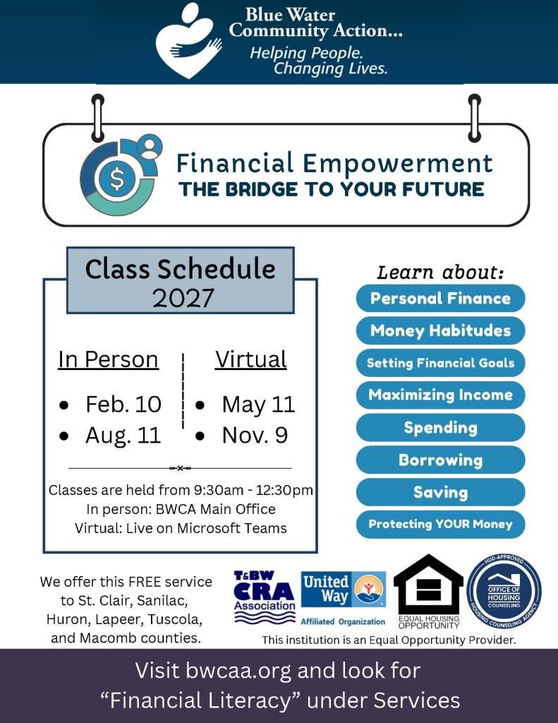 2027 Financial Empowerment Classes